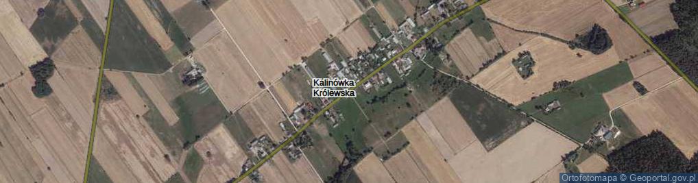 Zdjęcie satelitarne Kalinówka Królewska ul.